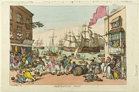 Portsmouth Point by Thomas Rowlandson