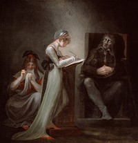 Milton Dictating to His Daughter by Henry Fuseli