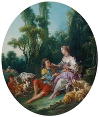 Are They Thinking about the Grape? (Pensent-ils au raisin?) by François Boucher