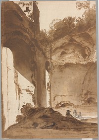 Villa of Maecenas at Tivoli by Bartholomeus Breenbergh