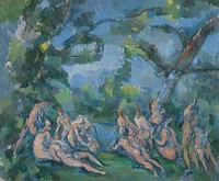 The Bathers by Paul Cezanne