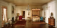 A8: Massachusetts Bedroom, c. 1801 by Narcissa Niblack Thorne