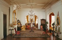 A30: Georgia Double Parlor, c. 1850 by Narcissa Niblack Thorne (Designer)