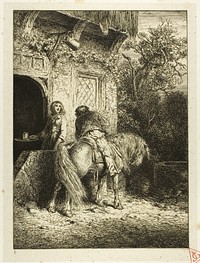 The Rider by Charles Émile Jacque