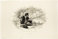 John Balfour de Burley - Les Puritains by Charles Émile Jacque