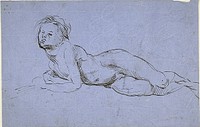 Young Boy Reclining by Jean Baptiste Carpeaux
