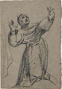 Kneeling Figure with Arms Raised by Jean Baptiste Carpeaux