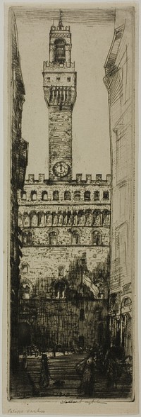 Palazzo Vecchio, Florence by Donald Shaw MacLaughlan