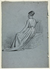 Woman Seated Looking to the Left by Henry Stacy Marks