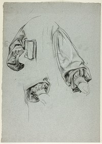 Three Sketches of Sleeves by Henry Stacy Marks