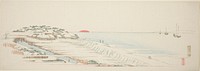 Morning Snow at Susaki (Susaki yuki no asa), from the series "Thirteen Views of the Environs of Edo" by Utagawa Hiroshige