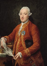 Don José Moñino y Redondo, Conde de Floridablanca by Pompeo Girolamo Batoni