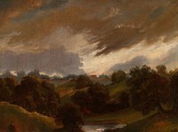 Hampstead, Stormy Sky by John Constable