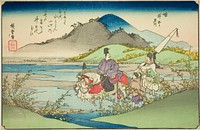 The Ide Jewel River in Yamashiro Province (Yamashiro Ide no Tamagawa), from the series "Six Jewel Rivers in Various Provinces (Shokoku Mu Tamagawa)" by Utagawa Hiroshige