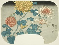 Chrysanthemums by Utagawa Hiroshige