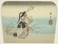 Catching fireflies by Utagawa Hiroshige