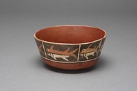 Bowl with Repeating Depiction of a Fish or Shark by Nazca