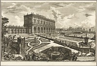 View of the Villa of His Eminence Cardinal Alessandro Albani, outside Porta Salaria, from Views of Rome by Giovanni Battista Piranesi