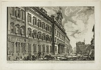 View of the Palazzo di Montecitorio, from Views of Rome by Giovanni Battista Piranesi