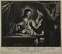 Christ and Nicodemus: A Night Piece by Peeter de Jode, the younger