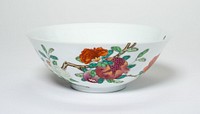 Bowl with Fruiting and Flowering Pomegranate Sprays