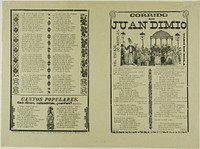 Corrido of Juan Dimio by José Guadalupe Posada