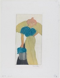 The Laundress by Théophile-Alexandre Pierre Steinlen