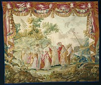 The Arrival of Telemachus on Calypso's Island, from The Story of Telemachus by Manufacture Royale d’Aubusson (Weaver)