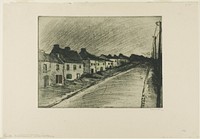 Road Through a Village by Théophile-Alexandre Pierre Steinlen