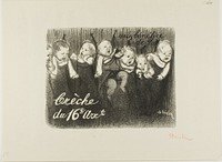 For the Benefit of the 16th Arrondissement Nursery by Théophile-Alexandre Pierre Steinlen