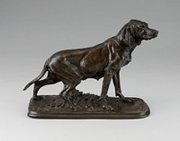 Figure of a Retriever by Pierre-Jules Mêne