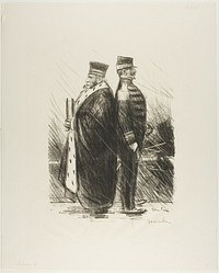 Salute them! by Théophile-Alexandre Pierre Steinlen