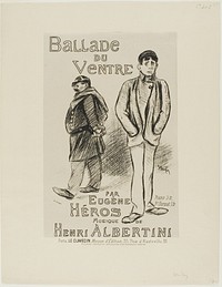 Ballade du Ventre by Théophile-Alexandre Pierre Steinlen