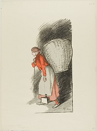 The Rag-picker by Théophile-Alexandre Pierre Steinlen