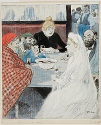 The Bride by Théophile-Alexandre Pierre Steinlen