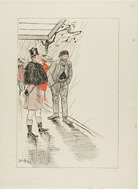Vagrant of Paris by Théophile-Alexandre Pierre Steinlen