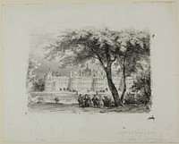 Château de Chambord by Eugène Louis Lami