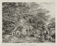 The Gamekeeper's Cottage, from the Album of 1826 by Nicolas Toussaint Charlet