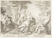 Plate Two, from Five Wise and Five Foolish Virgins by Jan Saenredam