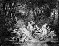 In the Woods by Imitator of Narcisse Virgile Diaz de la Peña