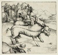 The Monstrous Sow of Landser by Albrecht Dürer