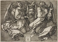 Sudarium Displayed by Two Angels by Albrecht Dürer