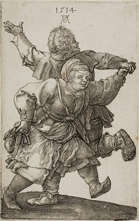 Peasant Couple Dancing by Albrecht Dürer