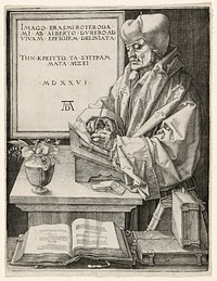 Erasmus of Rotterdam by Albrecht Dürer