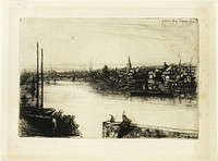 Battersea Reach by Francis Seymour Haden