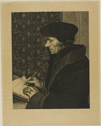 Erasmus by Félix Henri Bracquemond