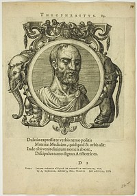 Portrait of Theophrastus by Johannes Sambucus (Author)