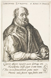 Zuren, Jan van (1517-1591) publisher, burgomaster of Haarlem by Hendrick Goltzius