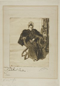 Isabella Gardener by Anders Zorn