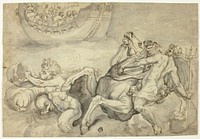 Neptune Calming the Tempest Raised by Aeolus against Aeneas ("Quos Ego")